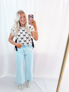 Bows On Bows Knit Top