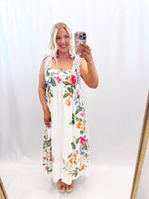 Load image into Gallery viewer, Bloom Lagoon Dress WHITE
