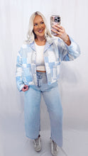 Load image into Gallery viewer, Something Blue Floral Patchwork Jacket💖 1 small left
