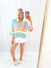 Load image into Gallery viewer, Adorably Striped Knit Top
