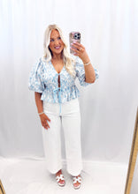 Load image into Gallery viewer, Ocean Blossom Blouse💖 1 small &amp; 1 medium left
