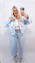 Load image into Gallery viewer, Something Blue Floral Patchwork Jacket💖 1 small left
