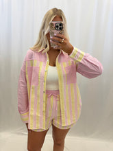 Load image into Gallery viewer, Sherbet Sands SET (top + shorts) PINK/YELLOW
