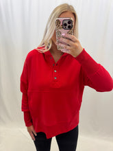 Load image into Gallery viewer, Oh Snap Pullover RED

