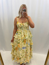 Load image into Gallery viewer, Twirl In Bloom Dress YELLOW

