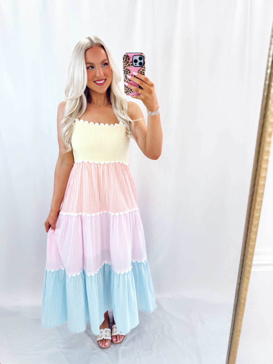Adorably Striped Dress