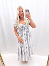 Load image into Gallery viewer, Cozy Cottage Dress NAVY
