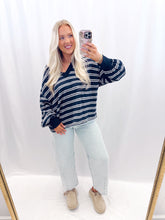 Load image into Gallery viewer, Midnight Stripes Top
