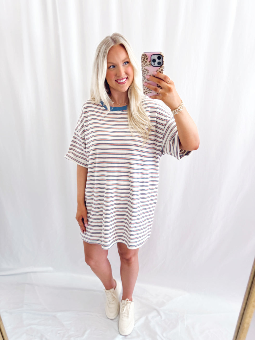 Cozy Cabin T-Shirt Dress