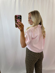 Pinky Denim Top