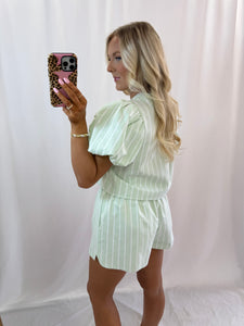 Sun + Fun Set (top + shorts) GREEN