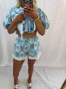 April Showers Set (top + shorts)