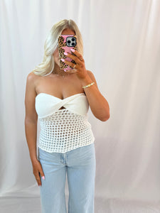 Taste Of Seaside Crochet Tube Top