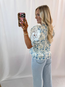 Sweet Serenity Eyelet Blouse