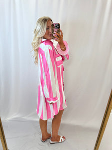 Sleeping Beauty Satin Pajama Dress