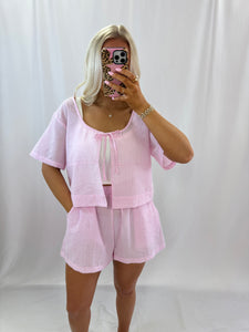 Sprinkle Of Spring SET (top + shorts) PINK