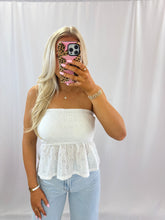 Load image into Gallery viewer, Stay Sweet Top WHITE💖 1 medium left

