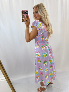 Lavender Lemons Dress💖 2 mediums left
