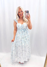 Load image into Gallery viewer, Blue In Bloom Dress
