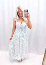 Load image into Gallery viewer, Blue In Bloom Dress
