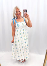 Load image into Gallery viewer, Bloom Fearfully Dress BLUE
