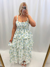 Load image into Gallery viewer, Floral Enchantment Dress BLUE
