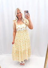Load image into Gallery viewer, Floral Bliss Dress YELLOW

