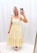 Load image into Gallery viewer, Floral Bliss Dress YELLOW
