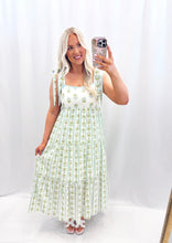 Load image into Gallery viewer, Floral Bliss Dress SAGE

