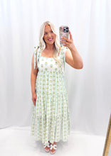 Load image into Gallery viewer, Floral Bliss Dress SAGE
