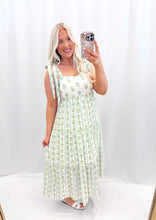 Load image into Gallery viewer, Floral Bliss Dress SAGE
