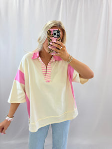 Real Cute Oversized Top PINK