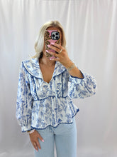Load image into Gallery viewer, Endless Spring Blouse BLUE
