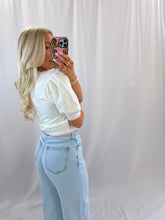 Load image into Gallery viewer, Bow Blossom Top WHITE
