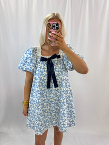 Keep Blooming Dress BLUE