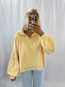 Easy Breezy Pullover L YELLOW