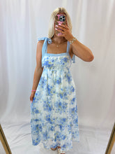 Load image into Gallery viewer, Blooming Lace Dress BLUE RESTOCK
