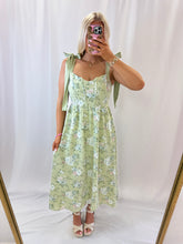 Load image into Gallery viewer, Flawless Floral Dress SAGE
