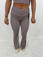 Load image into Gallery viewer, Gingham Espresso Athletic SET (tank + yoga pants)
