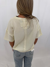Load image into Gallery viewer, On The Daily Washed Tee CREAM
