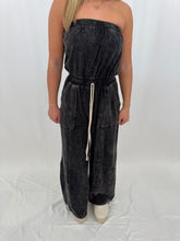 Load image into Gallery viewer, Every Effort Soft Jumpsuit Washed BLACK
