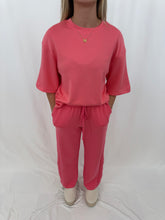 Load image into Gallery viewer, Scuba Soft SET PINK (top + pants)💖 1 large left
