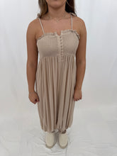 Load image into Gallery viewer, Fan Favorite Jumpsuit TAN
