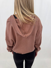 Load image into Gallery viewer, Take It Easy Washed Hoodie CHESTNUT
