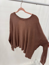 Load image into Gallery viewer, Go Getter Open Back Washed Top BROWN
