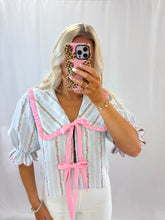 Load image into Gallery viewer, Fluttering Whimsy Top PINK💖 2 mediums left
