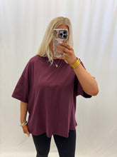 Load image into Gallery viewer, Purely Plum Oversized Tee

