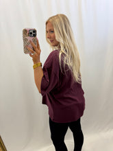 Load image into Gallery viewer, Purely Plum Oversized Tee
