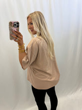 Load image into Gallery viewer, Toasted Tan Oversized Tee
