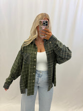 Load image into Gallery viewer, Cozy In Plaid Flannel Shacket

